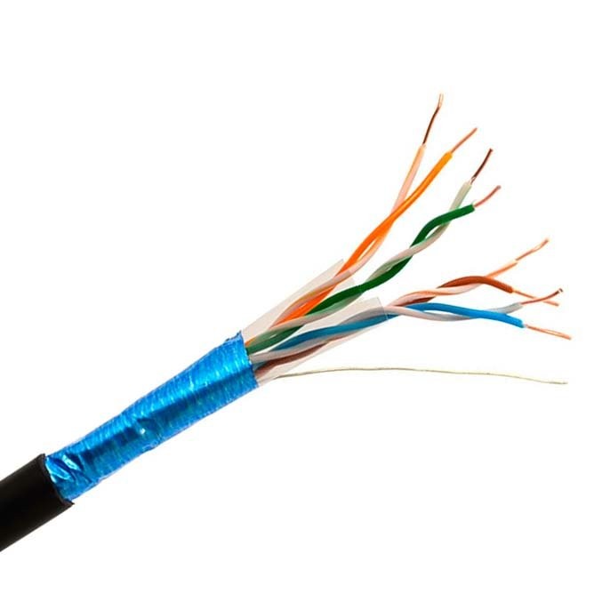 Кабель витая пара SkyNet FTP4, 24AWG, Cu, внешний, на отрез (цена за 1м.)