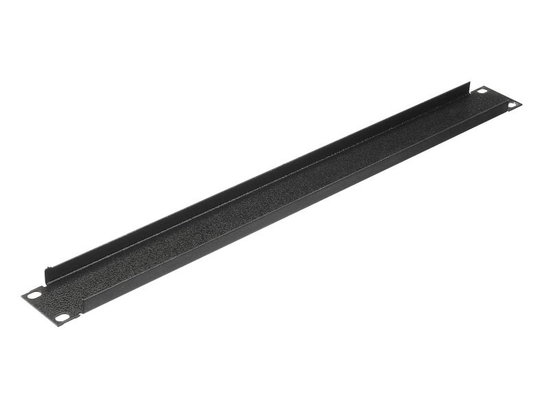 Заглушка 19'' 1 U, без крепежа, черная