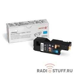 XEROX 106R01631 Тонер-картридж Xerox Phaser 6000/6010, cyan 1k
