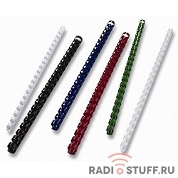 Office Kit Пластиковые пружины BP2011 (8 мм белые 100 шт.)