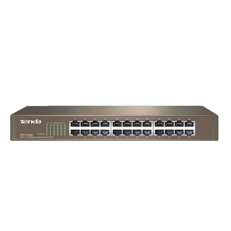Коммутатор 24PORT 10/100M TEF1024D TENDA