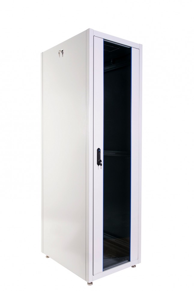 Шкаф телекоммуникационный напольный ЭКОНОМ 42U (600 × 800) дверь металл 2 шт.