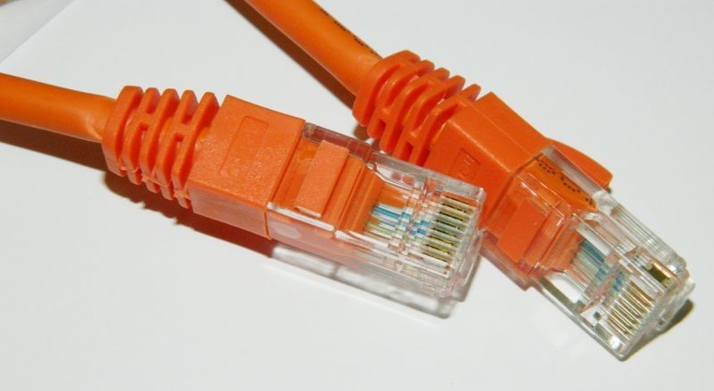 Патч-корд, UTP4, cat.5e, 1м, Сu, LSZH, оранжевый, Netko 