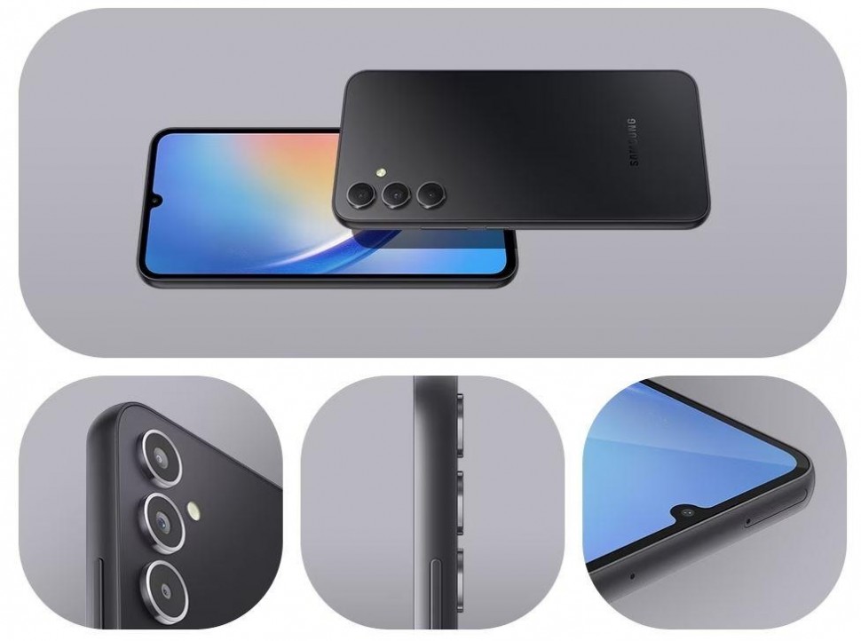 Мобильный телефон GALAXY A34 5G NFC 8/256GB BLACK SM-A346E SAMSUNG