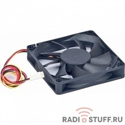 Gembird Вентилятор 60x60x25, втулка, 3pin, провод 25см [D6025SM-3]