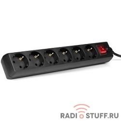 SVEN Фильтр Optima 5.0 м (6 розеток), черный, цветная коробка [SV-013653]