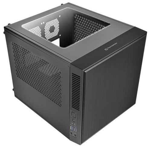 Корпус без БП Thermaltake Suppressor F1 [CA-1E6-00S1WN-00] mITX/ win/ black/ USB 3.0