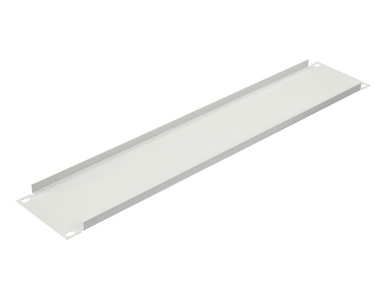 Заглушка 19'' 2 U, без крепежа, серая