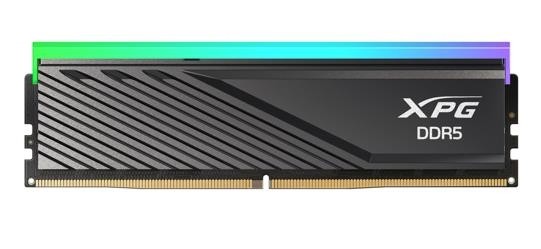 Memory Module ADATA XPG SPECTRIX D60G RGB DDR4 Общий объём памяти 8Гб Module capacity 8Гб Количество 1 4133 МГц Множитель частоты шины 19 1.4 В RGB серый AX5U6400C3216G-SLABRBK