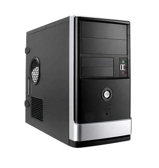 Mini Tower InWin EMR002 Black/Graphite  450W(RB-S450HQ70) 2 *USB+AirDuct+Audio mATX