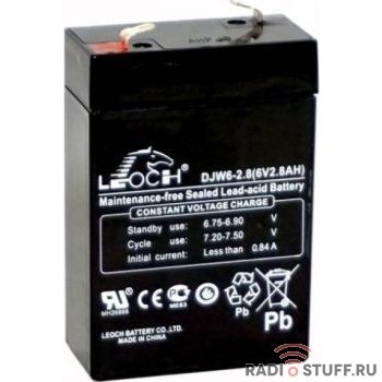 Leoch Батарея DJW6-2.8 (6V 2,8Ah)